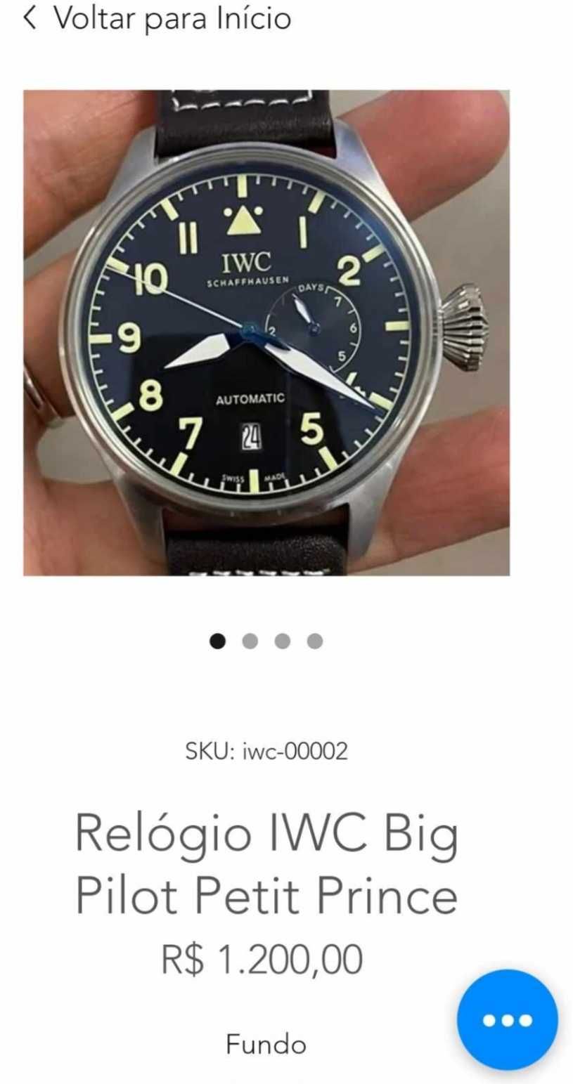 часы  IWC big Pilot Petit Prince