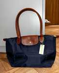 Longchamp granatowy dark blue torebka na ramię shoulder bag