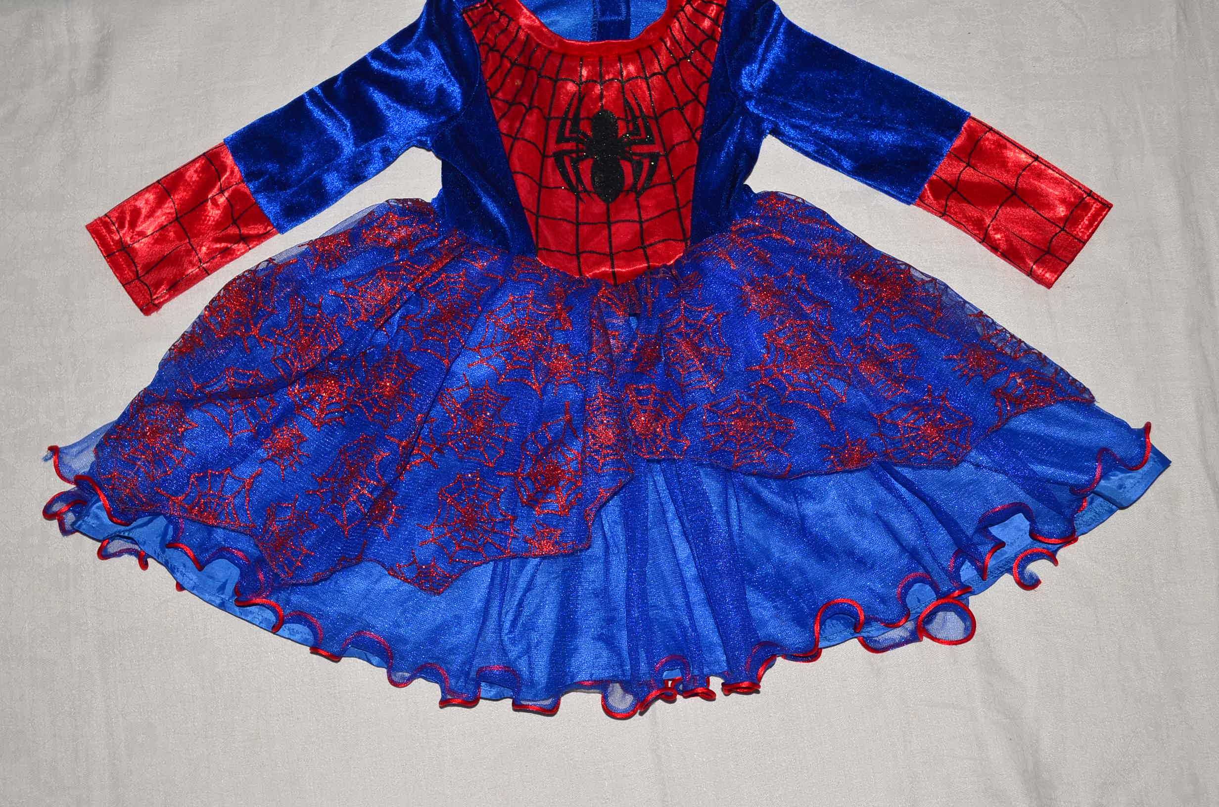 Новое карнавальное платье Marvel Человек Паук 3yrs костюм Спайдермен