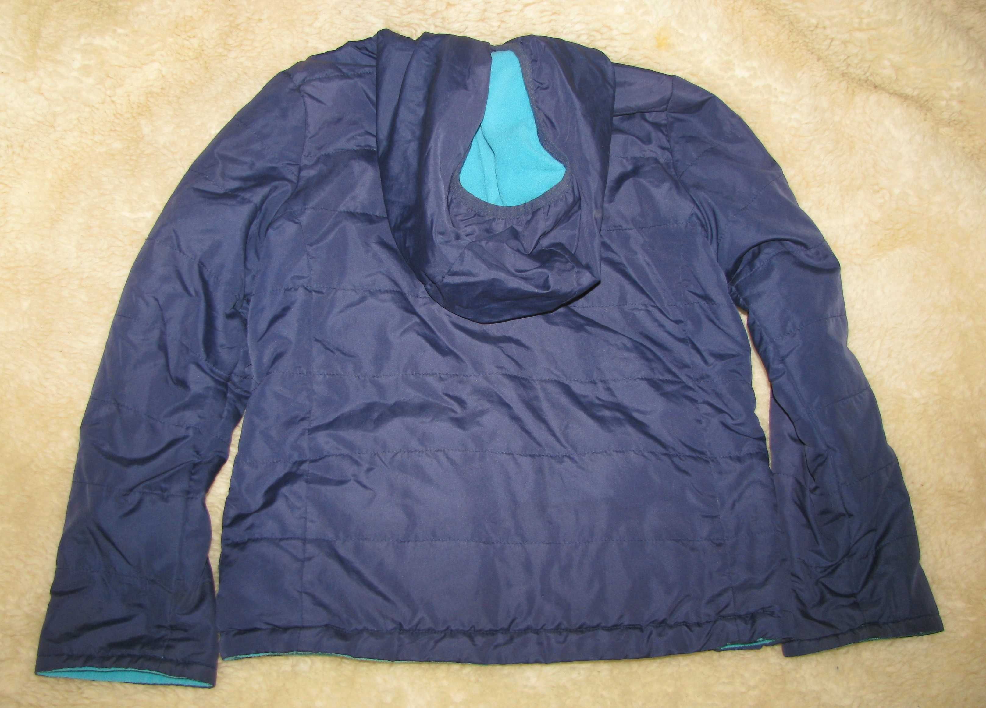 Двухсторонняя деми куртка для мальчика 6-7 лет