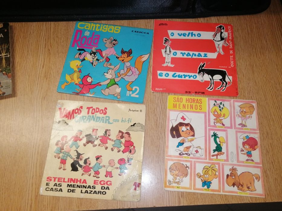Discos vinil antigos series RTP infantis Heidi outros