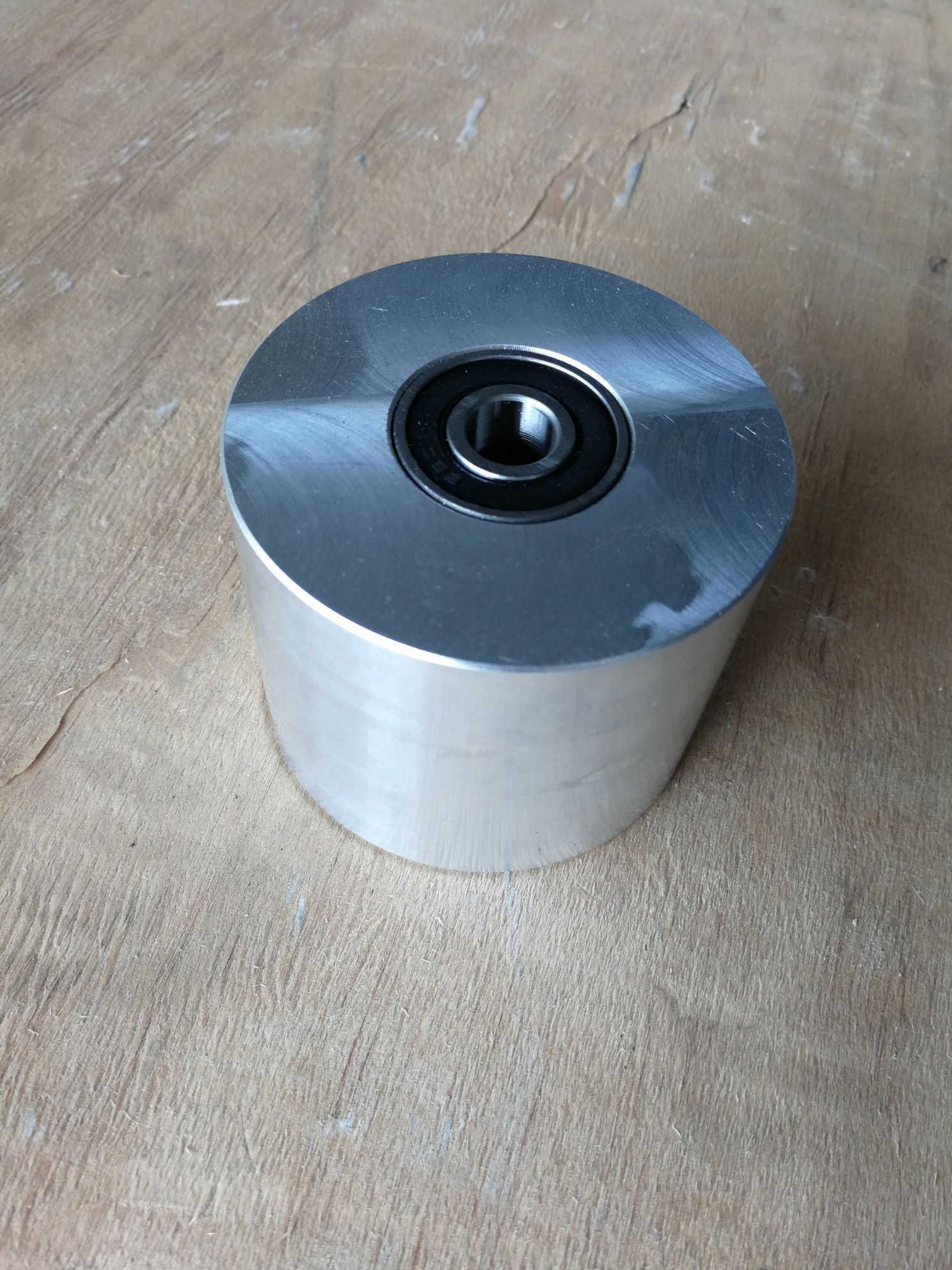 Roda Tensora de Alumínio para Lixadeira - Tension Wheel f Belt Grinder