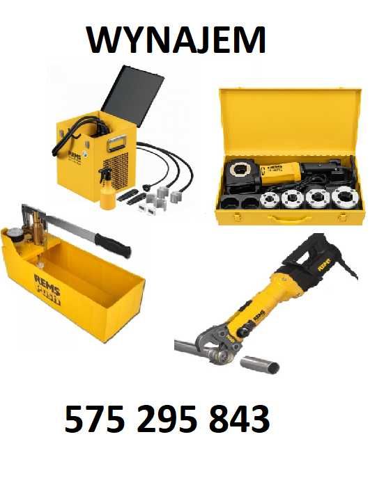 Zamrażarka do rur/ gwintownica do rur/zaciskarka do rur/ pompa WYNAJEM