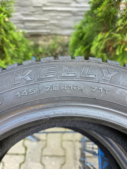 4szt zima 145/70-13 2x Dębica 6mm + 2x Kelly 6mm