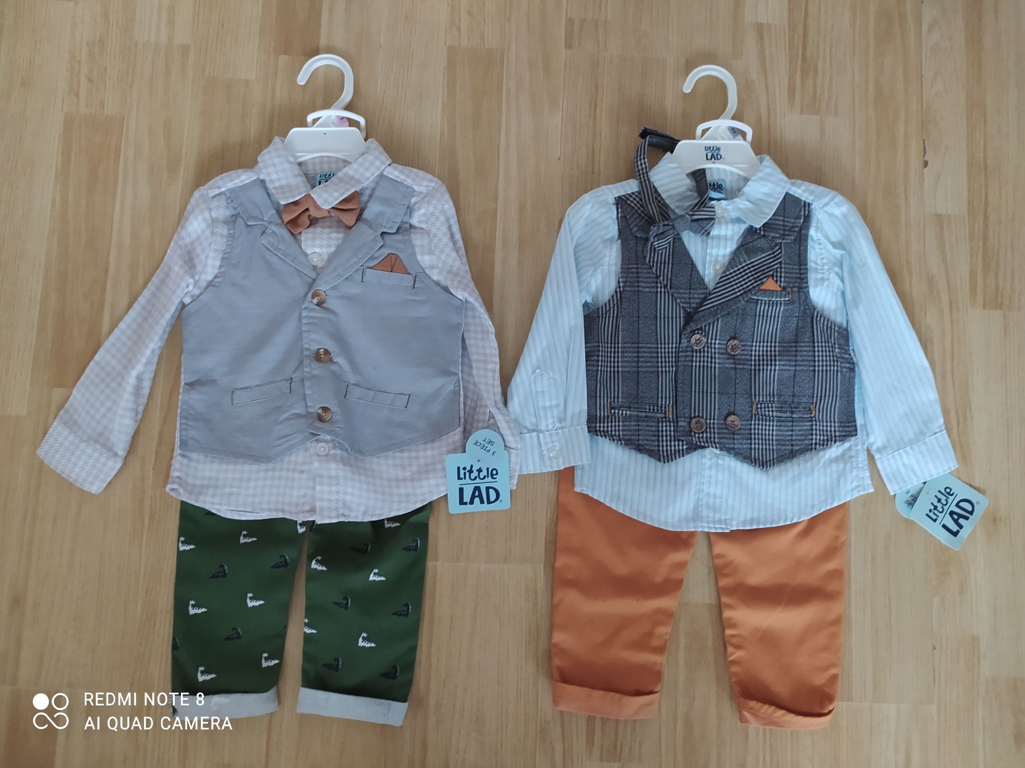 Набір костюм для хлопчика жилетка сорочка штани нове на 18 місяців
