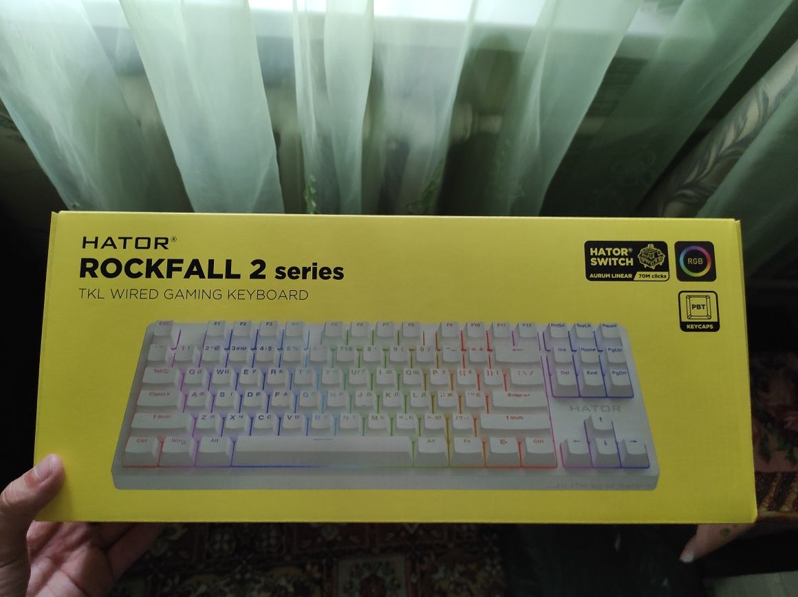 Клавіатура Hator rockfall 2 meha tkl