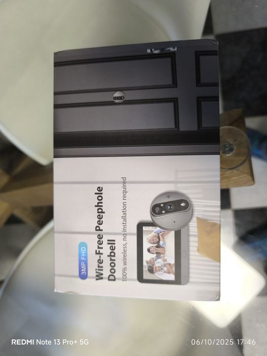 Video porteiro de porta de rua com monitor