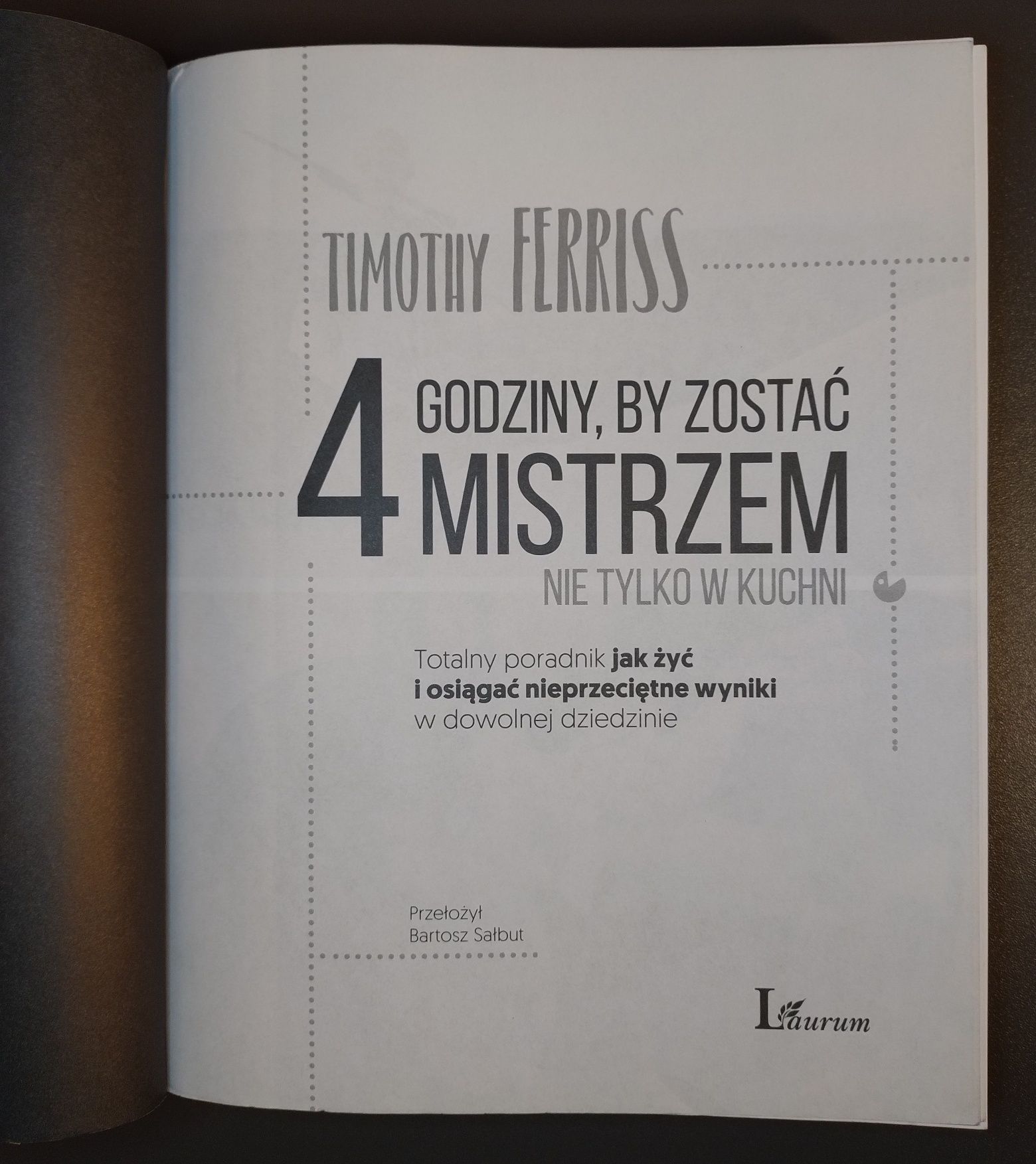 4 godziny, by zostać mistrzem nie tylko w kuchni. Timothy Ferriss