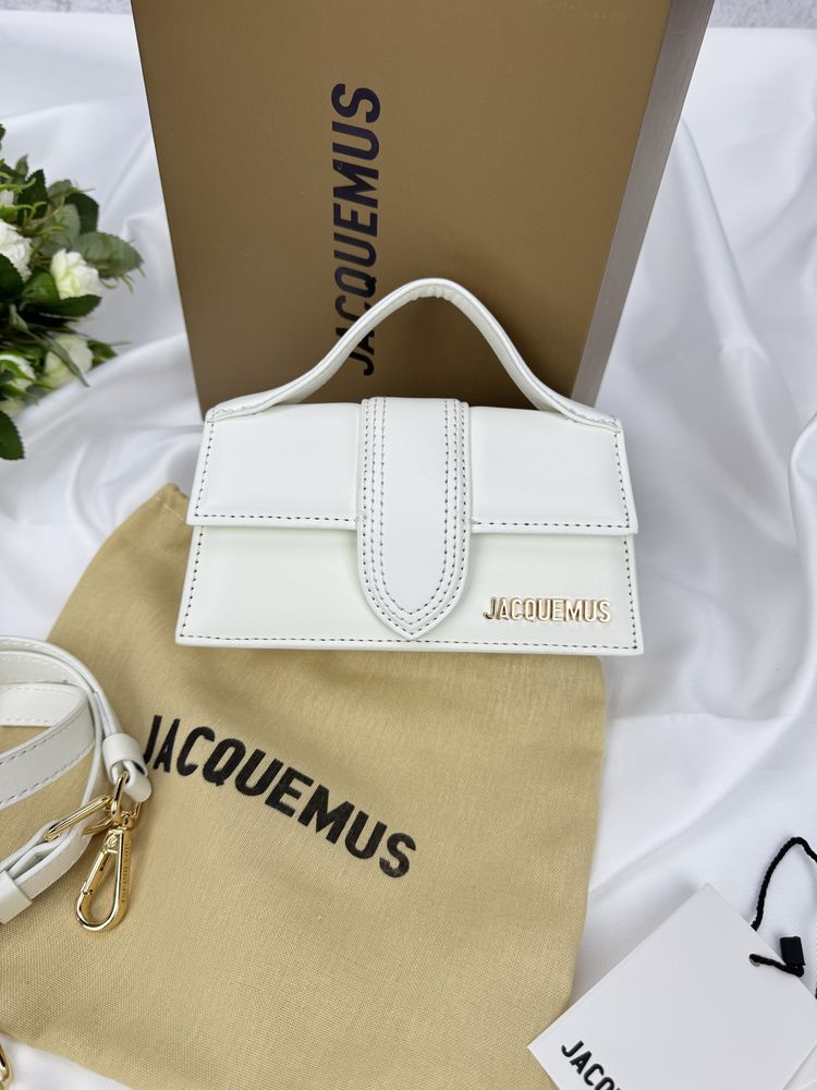 Сумка Jacquemus Mini шкіра | коричнева, біла
