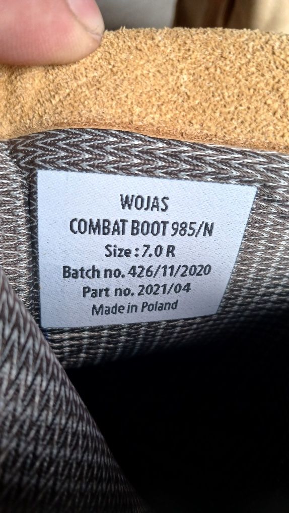 Берці Wojas Combat Boot Poland