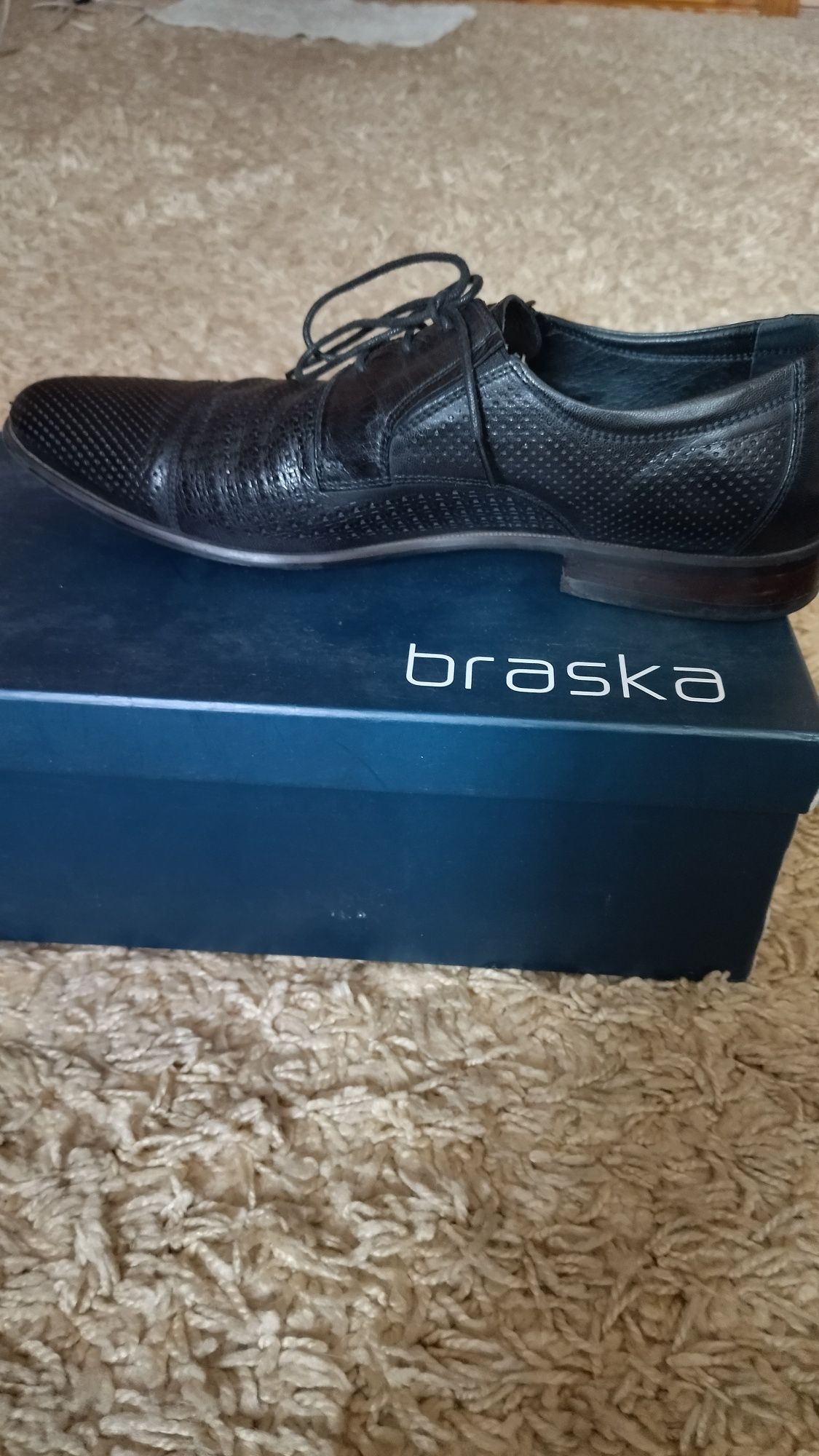 Туфлі чоловічі шкіряні Braska, розмір 42