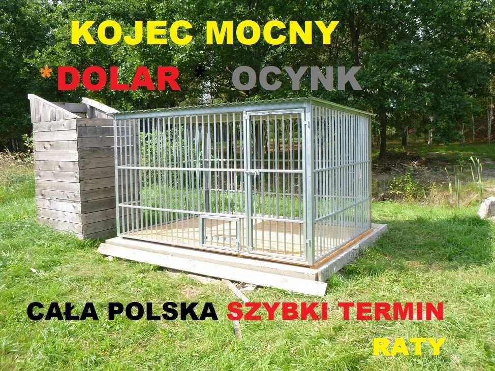 KOJEC dla psa CZARNY SPAWANY MOCNY! Kojce Zagroda Klatka cała POLSKA