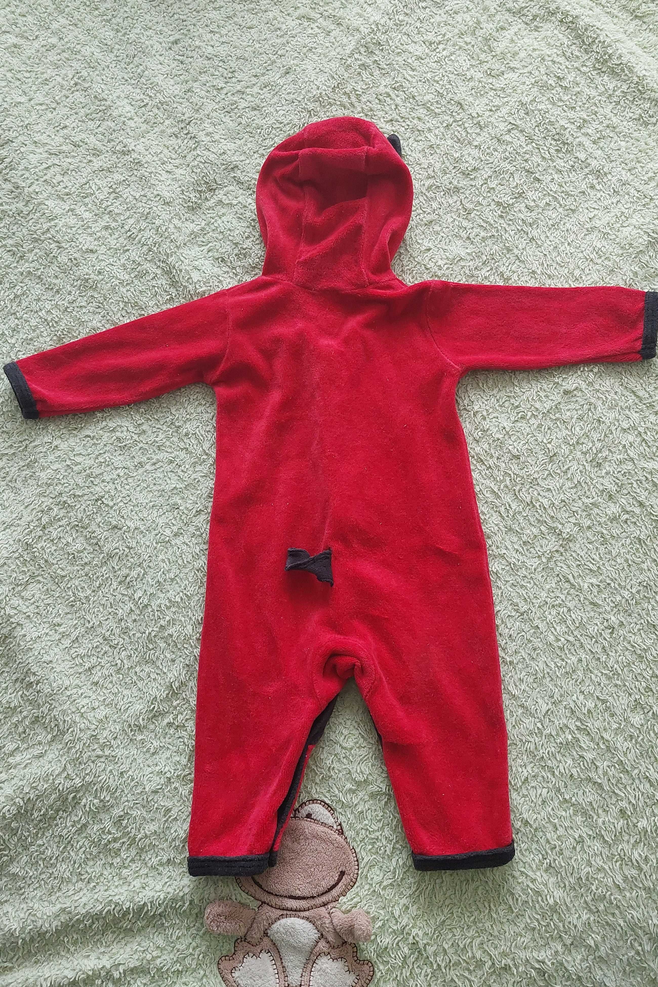 pajac niemowlęcy, kombinezon, diabełek r. 62, halloween