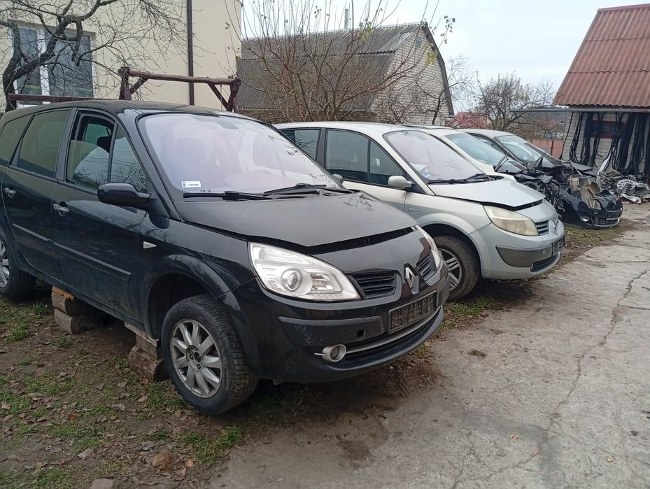 Фара капот панель руль крило дверка мотор коробка Рено сценік гранд 2