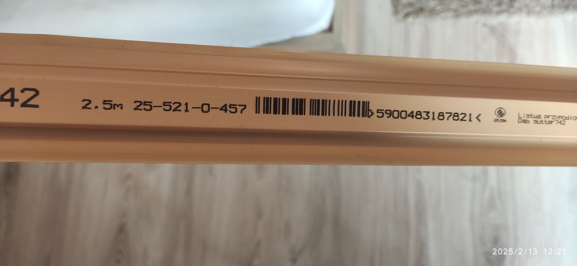 Listwa podłogowa 2,5 metra