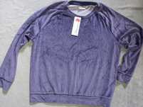 Welurowa bluza granatowa Pepco rozm. XL nowa