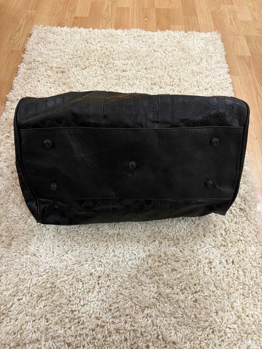Gucci big lather bag GG travel