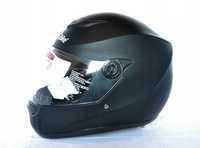 Kask CITY-BIKE motocykl atv skuter czarny matt NOWY