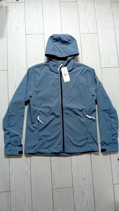Nowa! Oryginalna 4F kurtka męska wiatroodporna M niebieska (908)