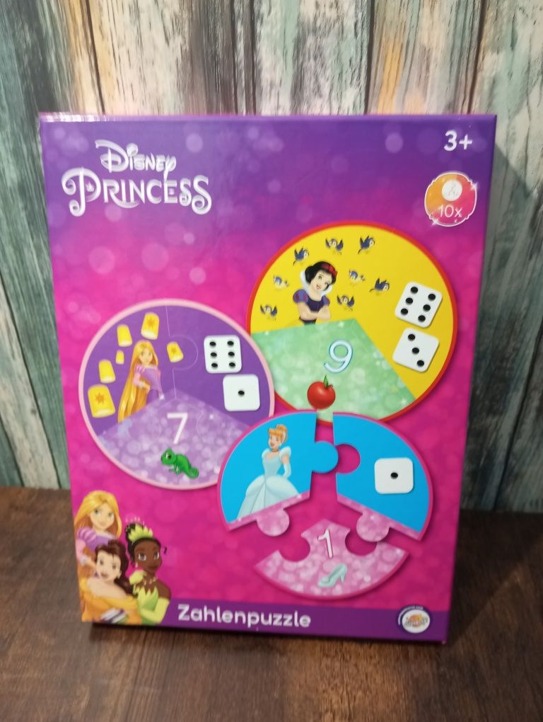 Puzzle do nauki cyferek i słówek po angielsku