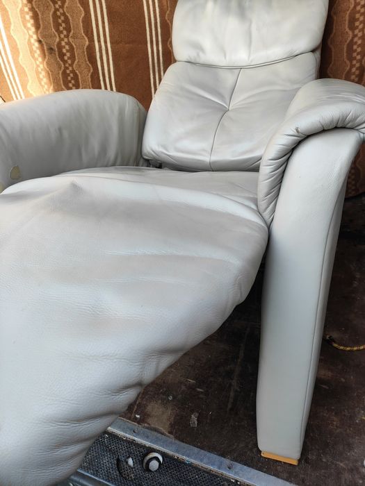 Fotel skórzany na pilota