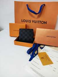 Louis Vuitton portmonetka portfel męski skóra prezent 76-22