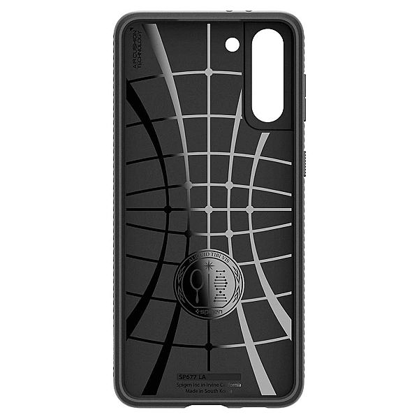 Etui Spigen Liquid Air na Samsung Galaxy S21 - czarny mat