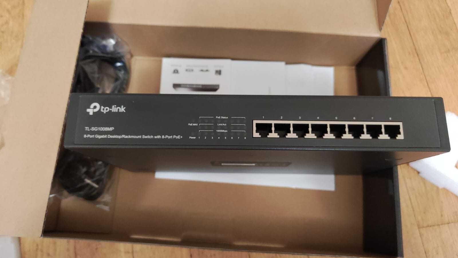 Коммутатор Dlink TL-SG1008MP 8 port Gigabit 8х1000 POE+ гарантия