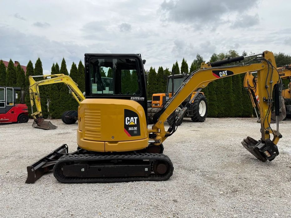 Caterpillar CAT 303.5 E CR / POWERTILT / 2014 ROK / PIĘKNA / Z NIEMIEC / ORYGINAŁ / 303.5ECR 301 302 303 304 305 302.7  Minikoparka JCB Bobcat Kubota Yanmar Komatsu