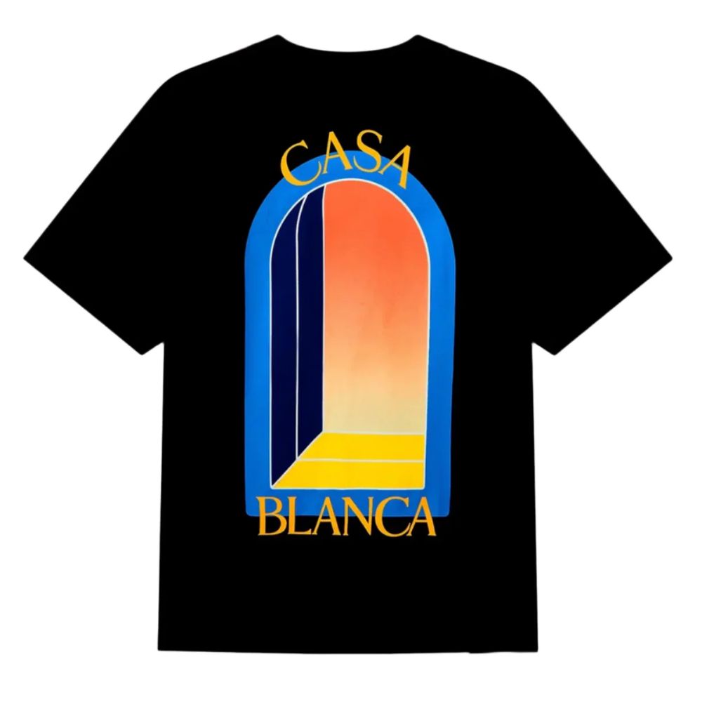 T-Shirt Casa Blanca L’Arche de Jour em preto
