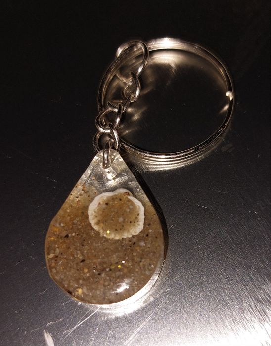 Breloczek muszle plaża morski