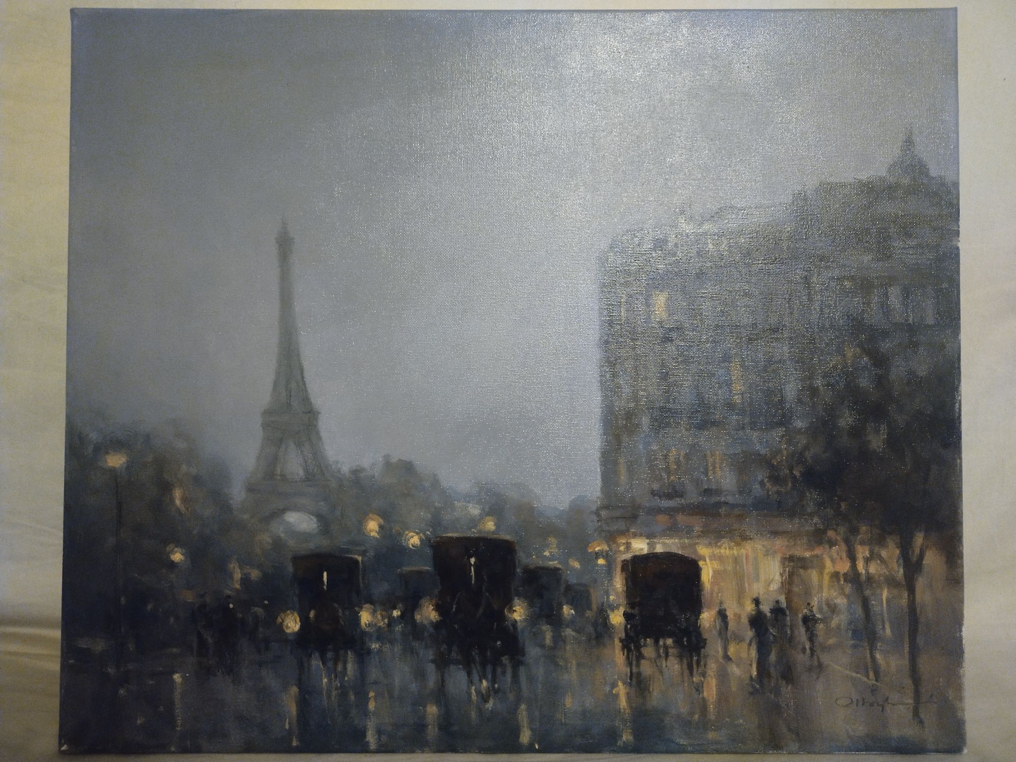 Obraz olejny Paryż autor Piotr Olbrychowski