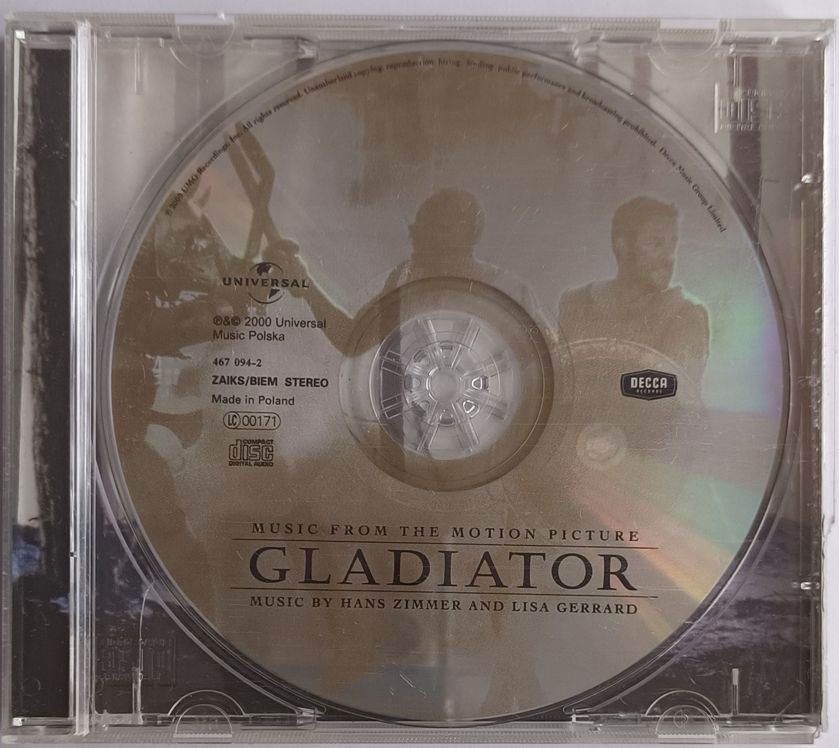 Soundtrack Gladiator 2000r