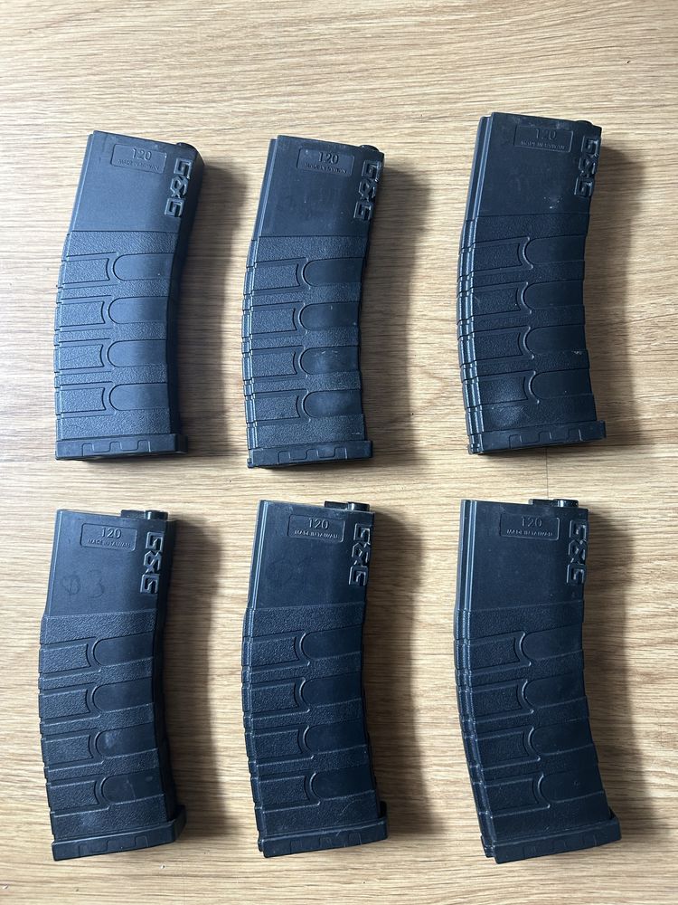 M4A1 de Airsoft elétrica (AEG) & 6 mags G&G mid cap