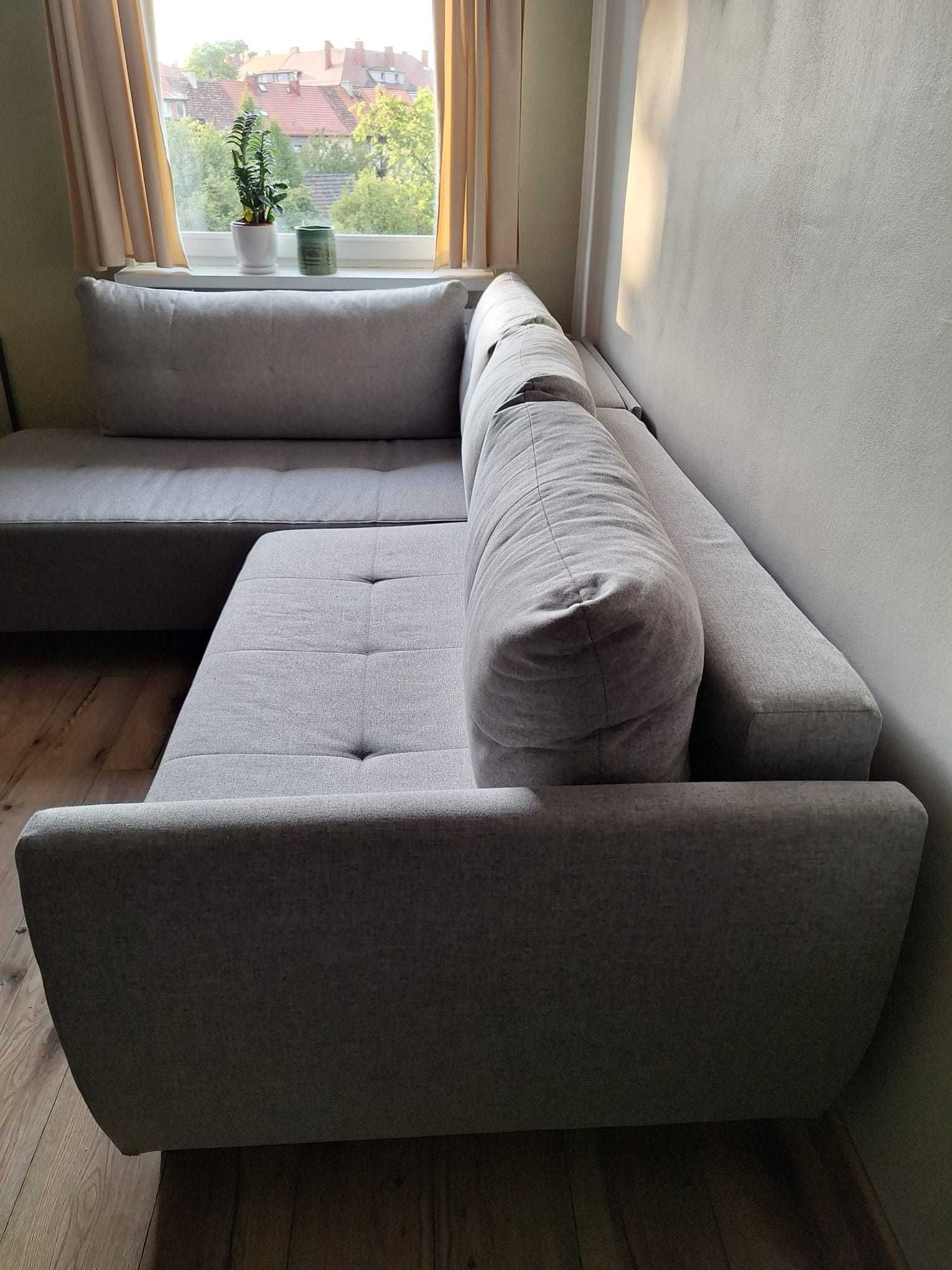 Narożnik/rogówka z funkcją spania ze schowkiem