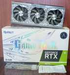 Мощная игровая карта Nvidia GeForce RTX 3070 GameRock Palit 8gb. Рабоч