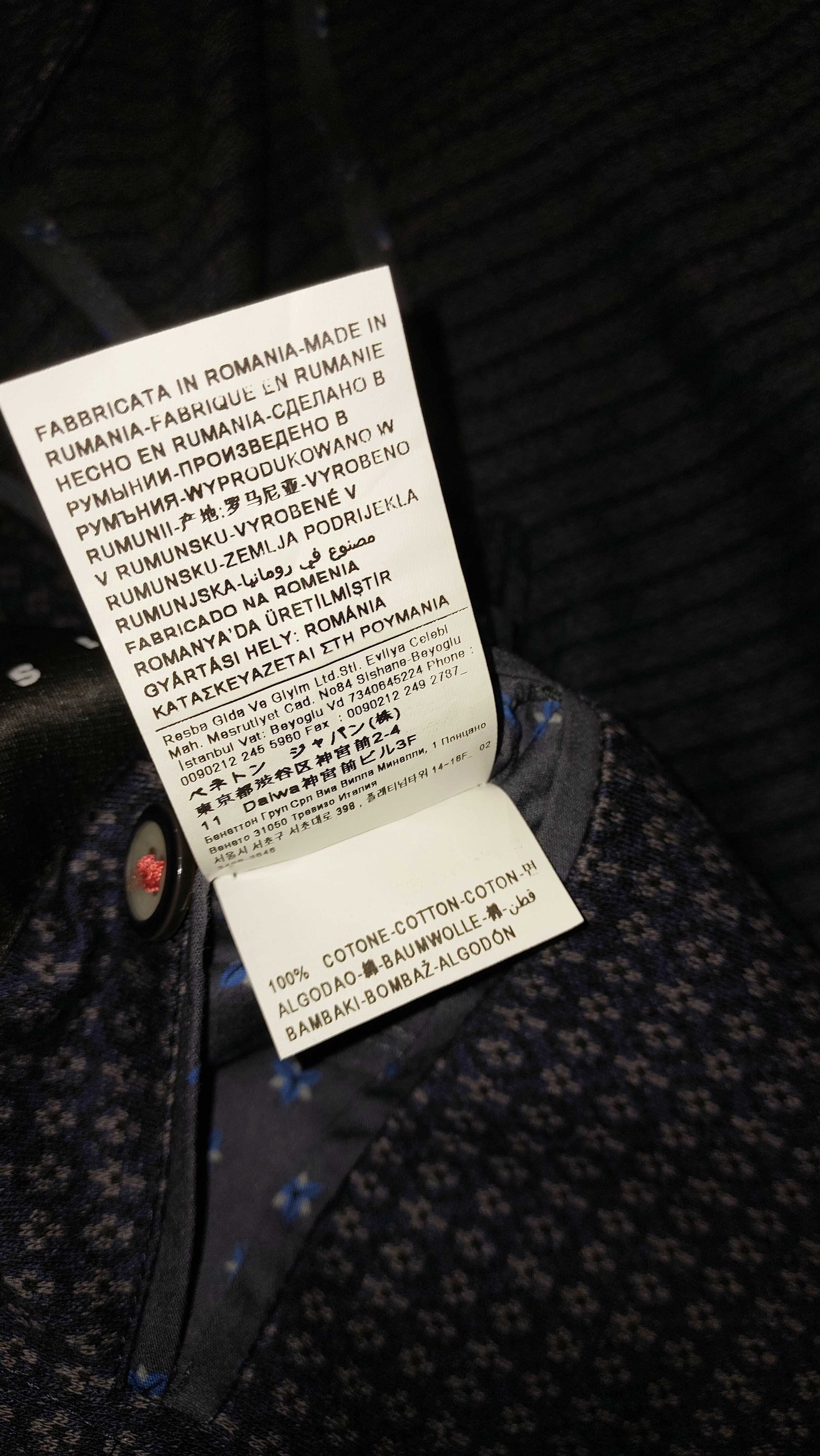 Неношеный 50 Slim SISLEY пиджак блейзер из джерси 100% cotton