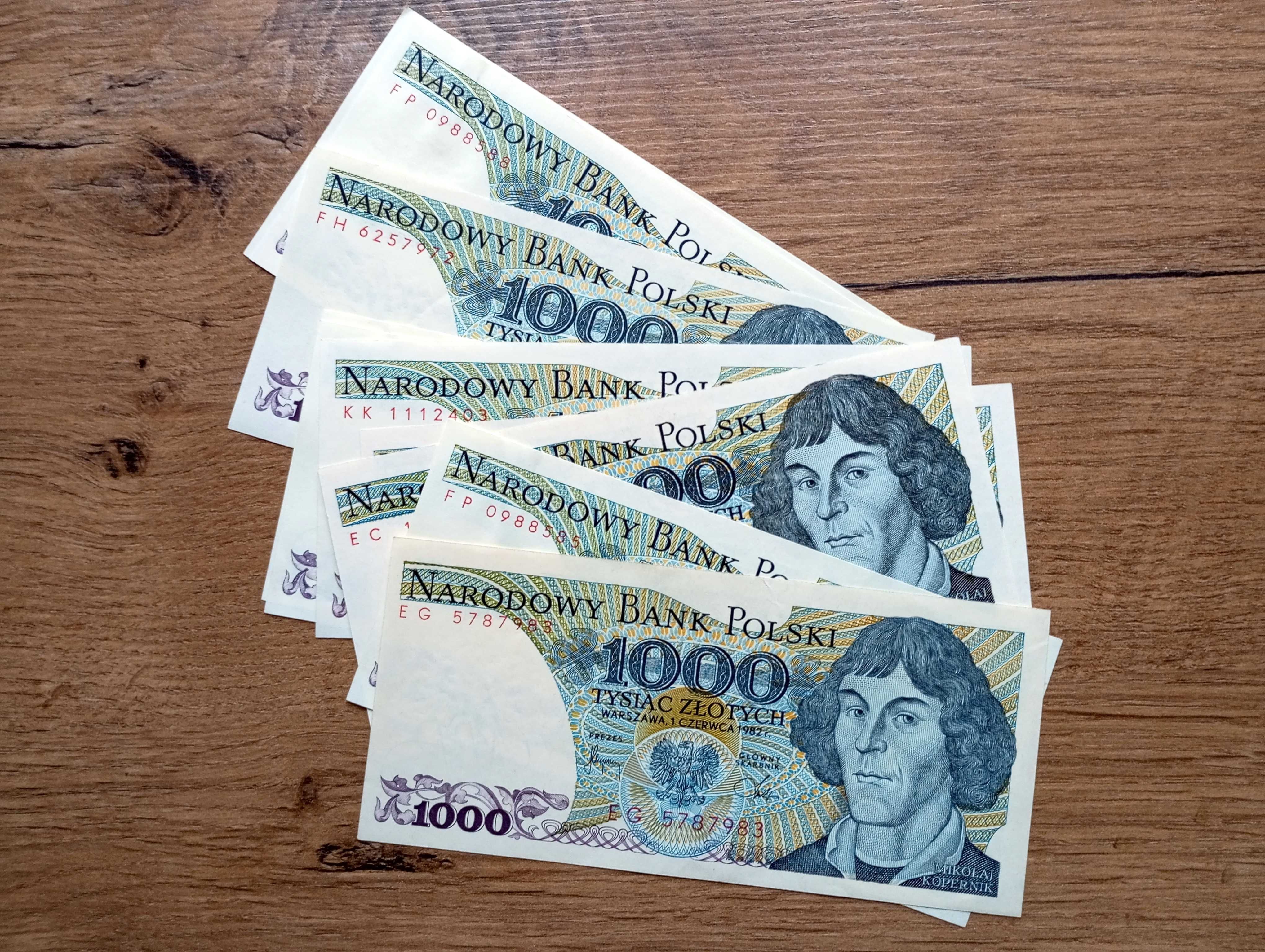 Banknot PRL  1000 zł  1982  st. 1-/2+