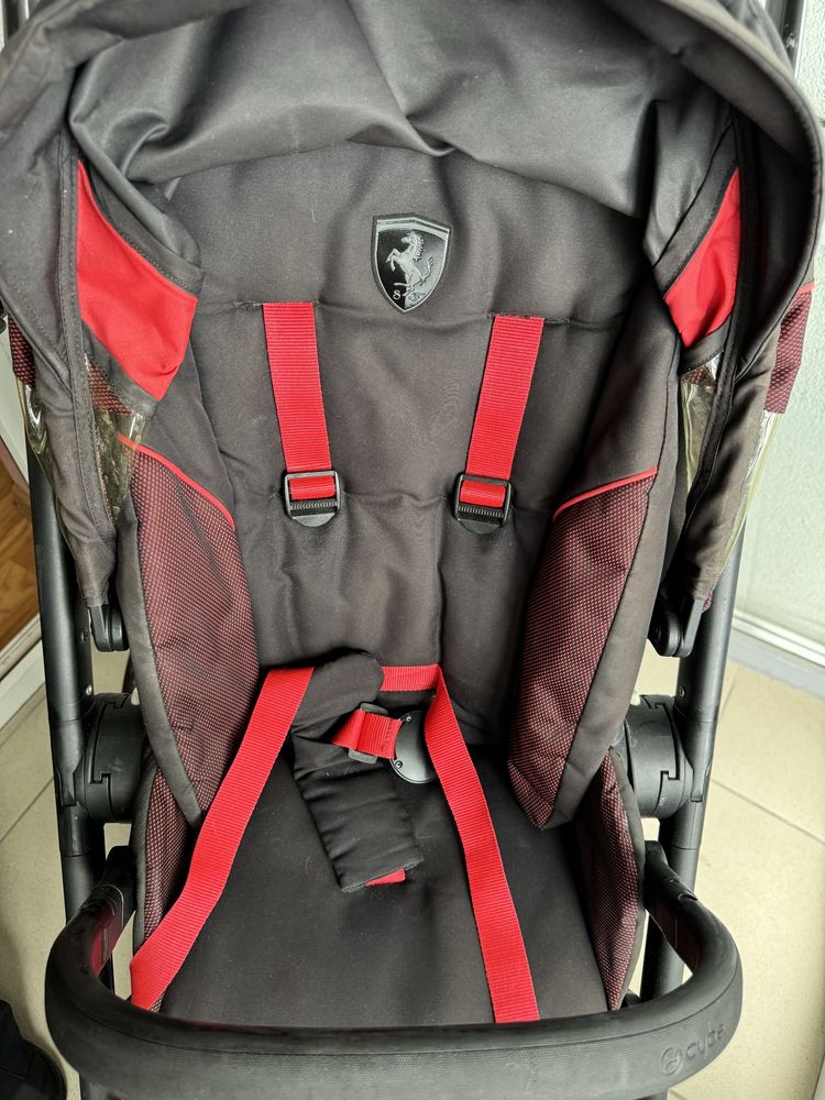 Прогулянкова коляска cybex balios s lux ferrari