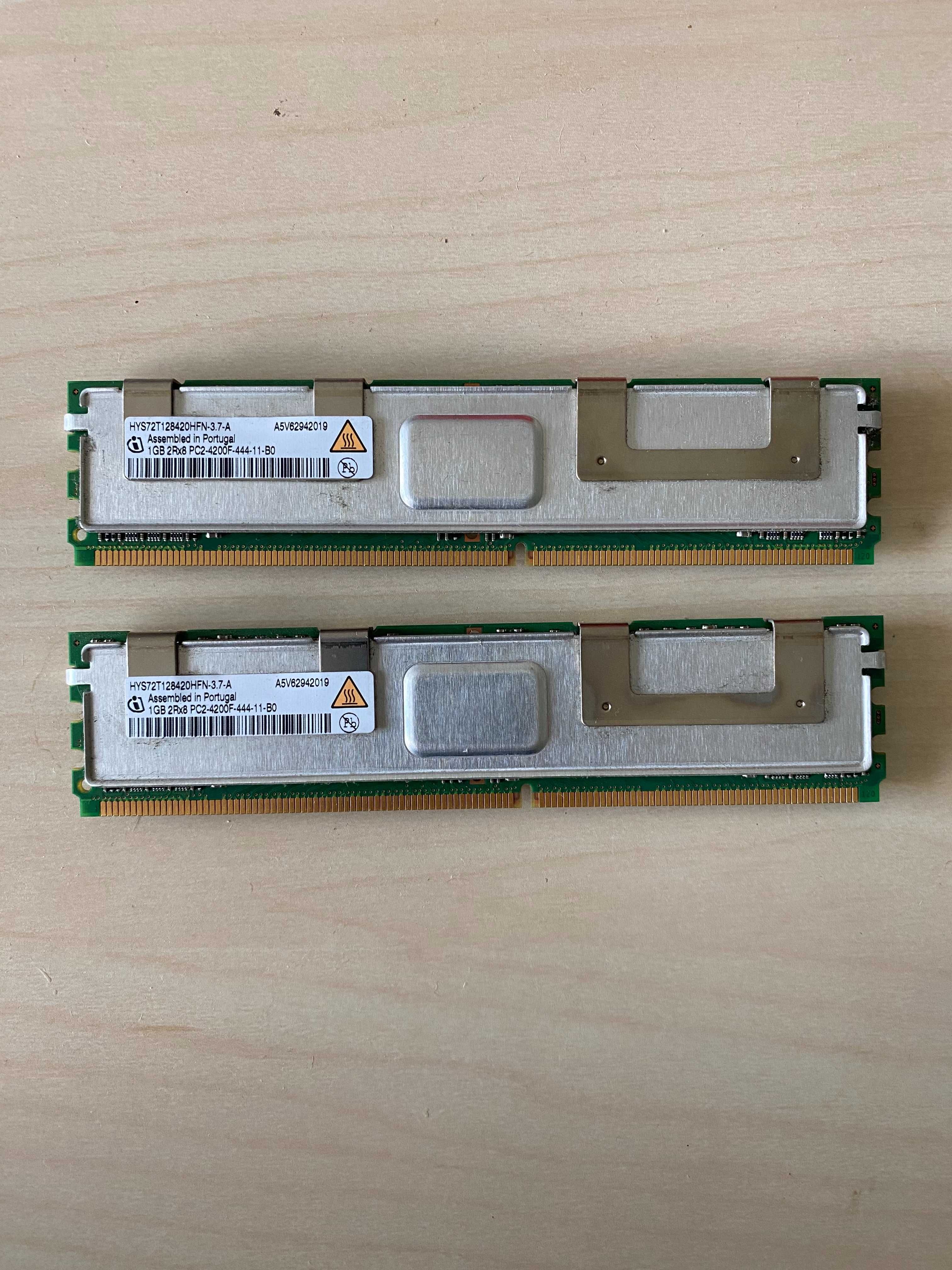 Memoria DDR2 SDRAM 2 X 1GB 533MHz FBDIMM (PC2-4200F)