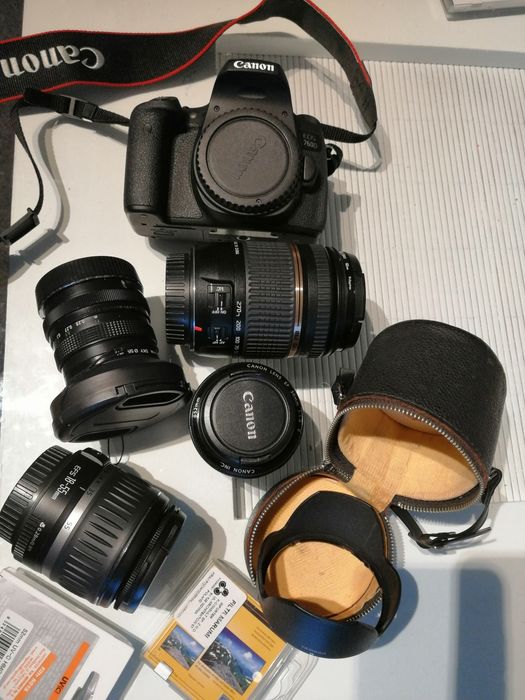 Aparat Lustrzanka Canon 760D 760 D zestaw Bonusy