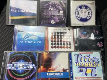 17 płyt CD audio Jungle, Speed Garage, R&B 90s-00s
