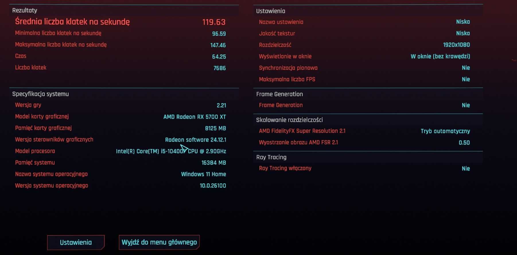 Świetny, superszybki i wydajny komputer do gier i5 x12/16DDR4/RX5700XT