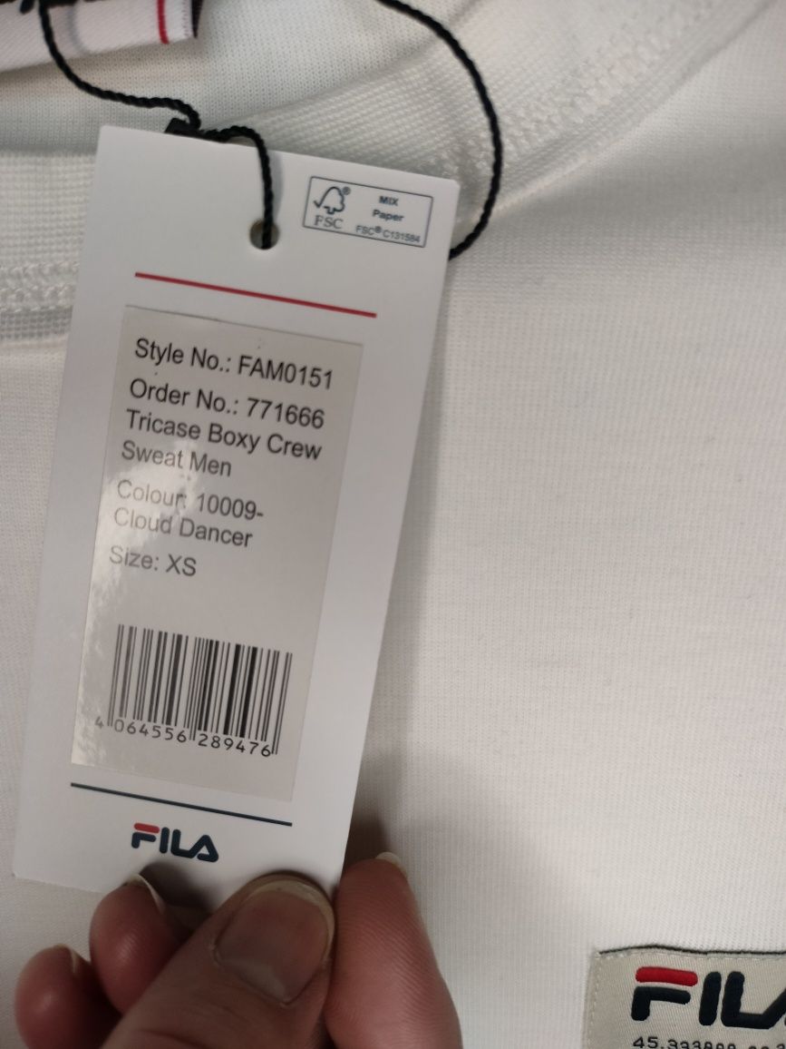 Fila, męska bluza dresowa, r. XS