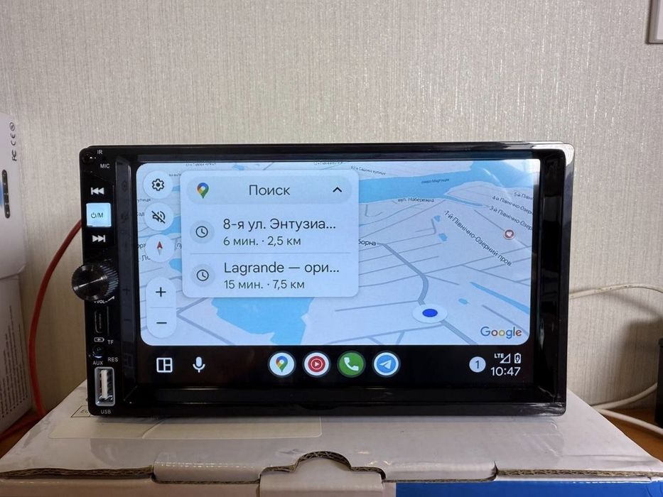 Автомагнитола 7"Carplay/Android Auto+Камера Заднего Вида+Кнопки на Рул