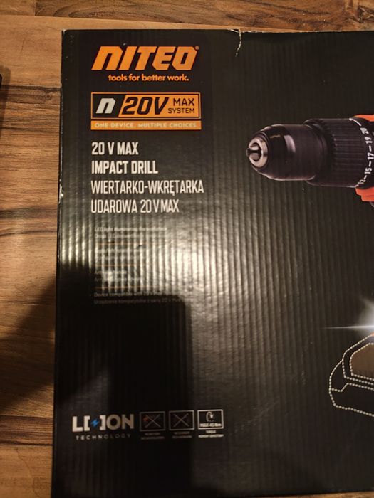Wiertarko - wkrętarka udarowa akumulatorowa Nowa