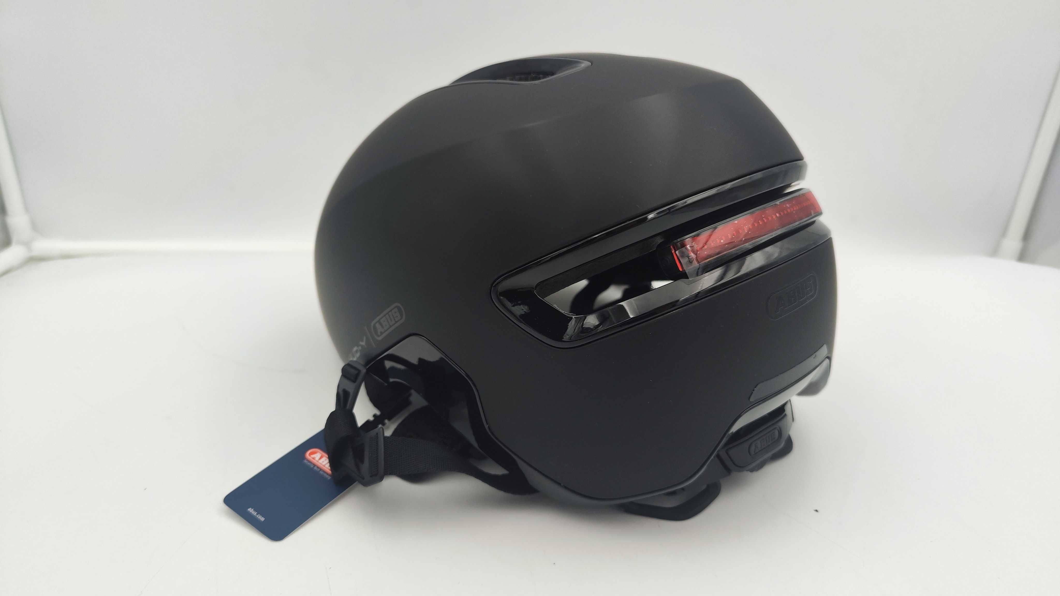 Kask rowerowy Abus Urban helm Hud-Y velvet black L 57-61cm(AC10)