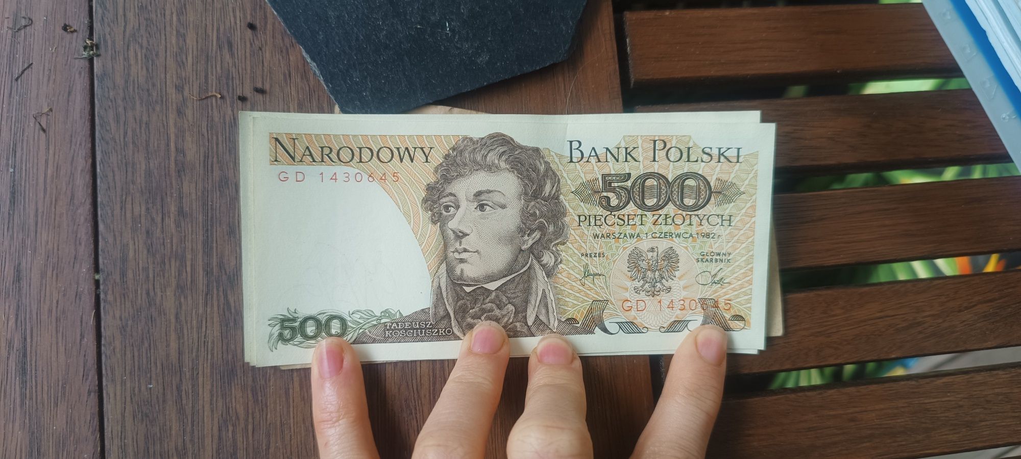 Banknot 500 zl z 1982 r.