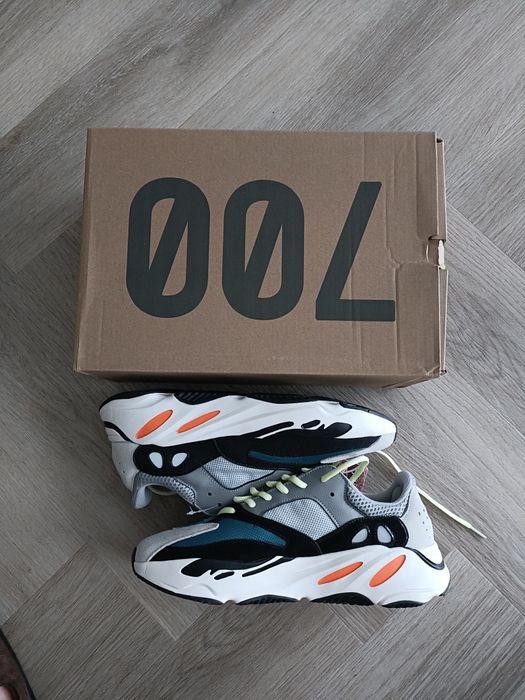 Buty Adidas yeezy wave runner solid grey 44 2/3(Off-white, Balenciaga,