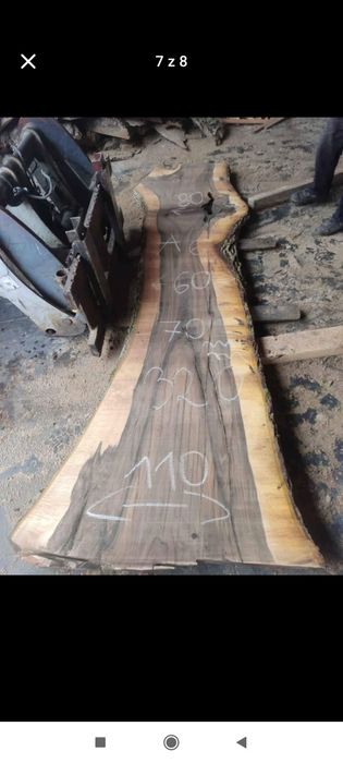 Monolity orzech szerokie 100 cm, długie